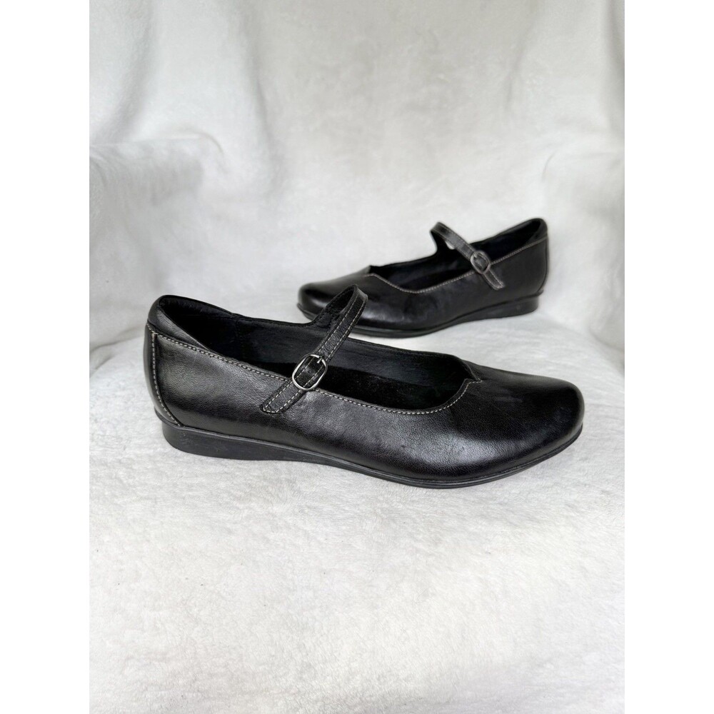 TAOS 'Class' Women Black Mary Jane Loafer Shoe SIZE 39 US 8-8.5